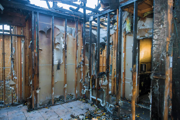 Professional Fire Damage Removal technician working in Eldersburg, MD